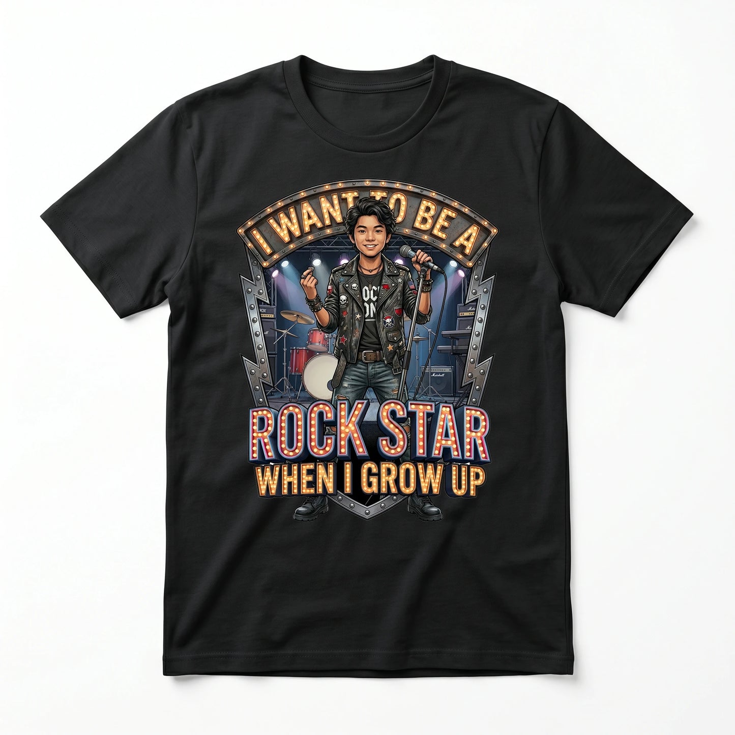 Youth Future Rock Star Tee – Asian Boy