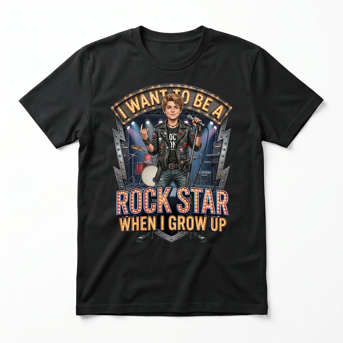Youth Future Rock Star Tee – White Boy