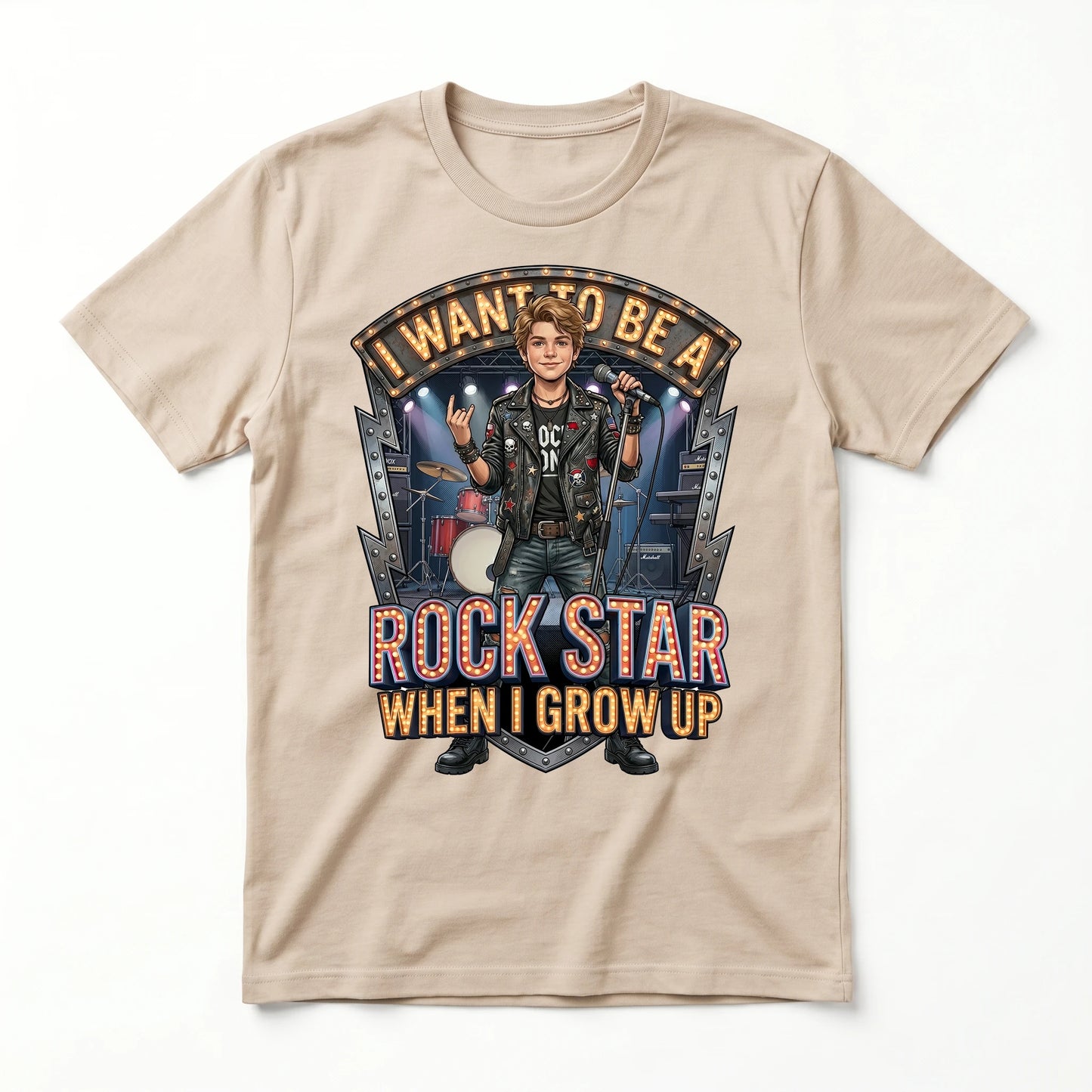 Future Rock Star Tee – White Boy