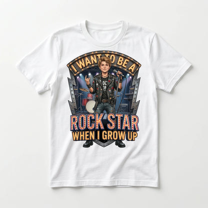 Youth Future Rock Star Tee – White Boy