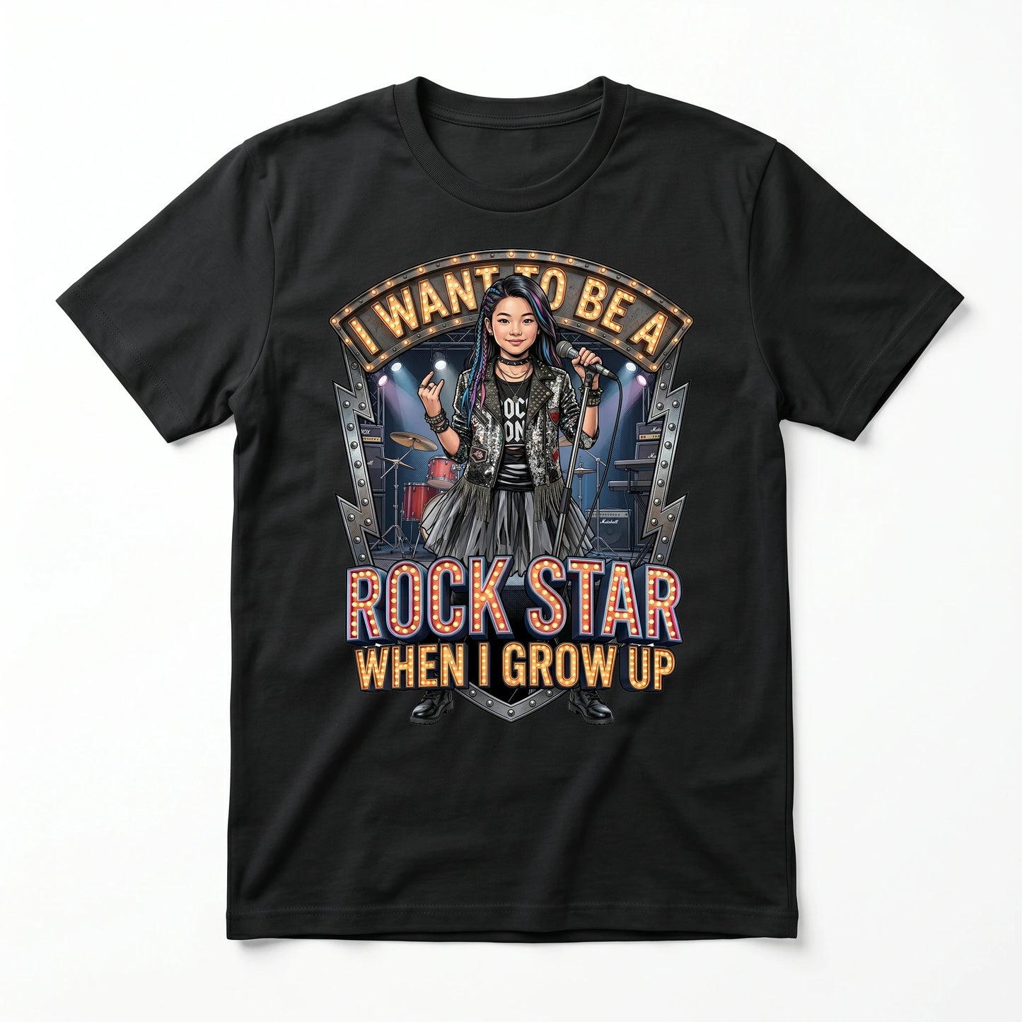 Youth Future Rock Star Tee – Asian Girl