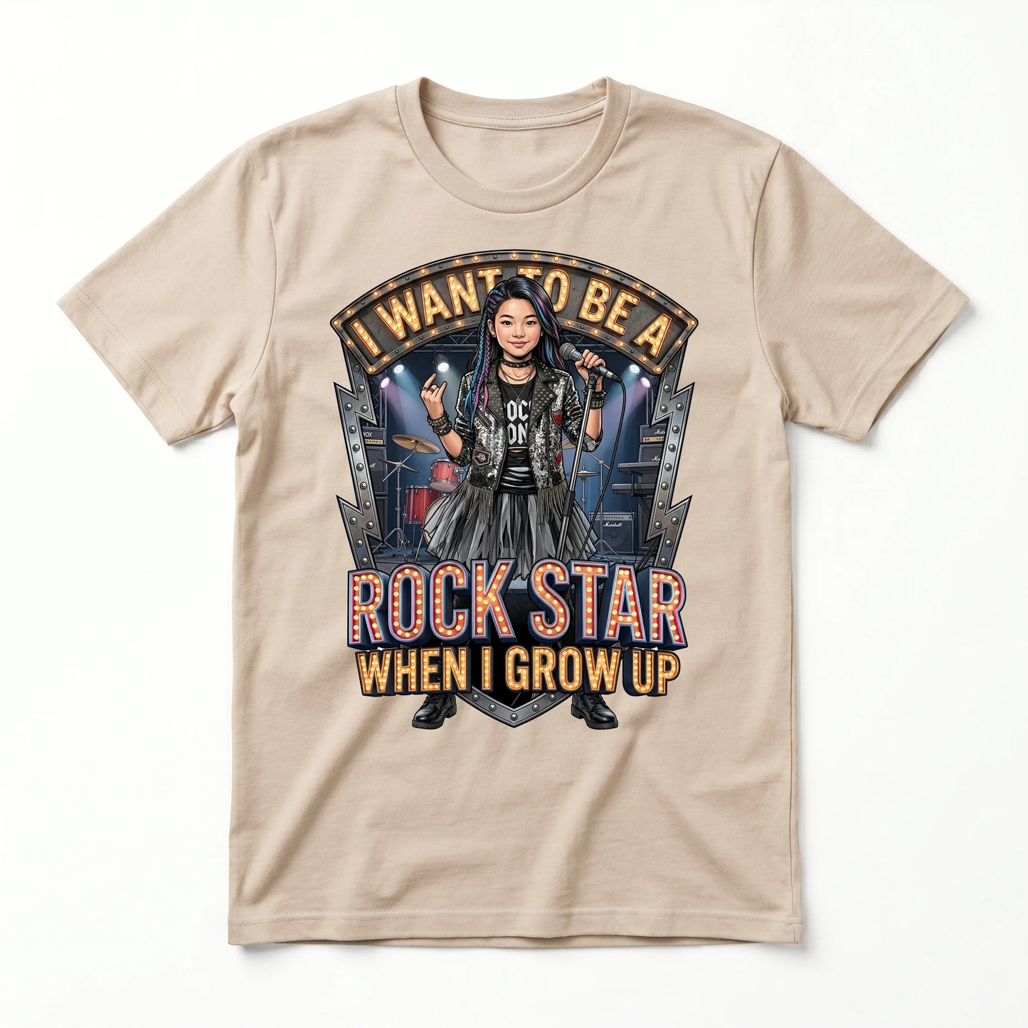 Future Rock Star Tee – Asian Girl