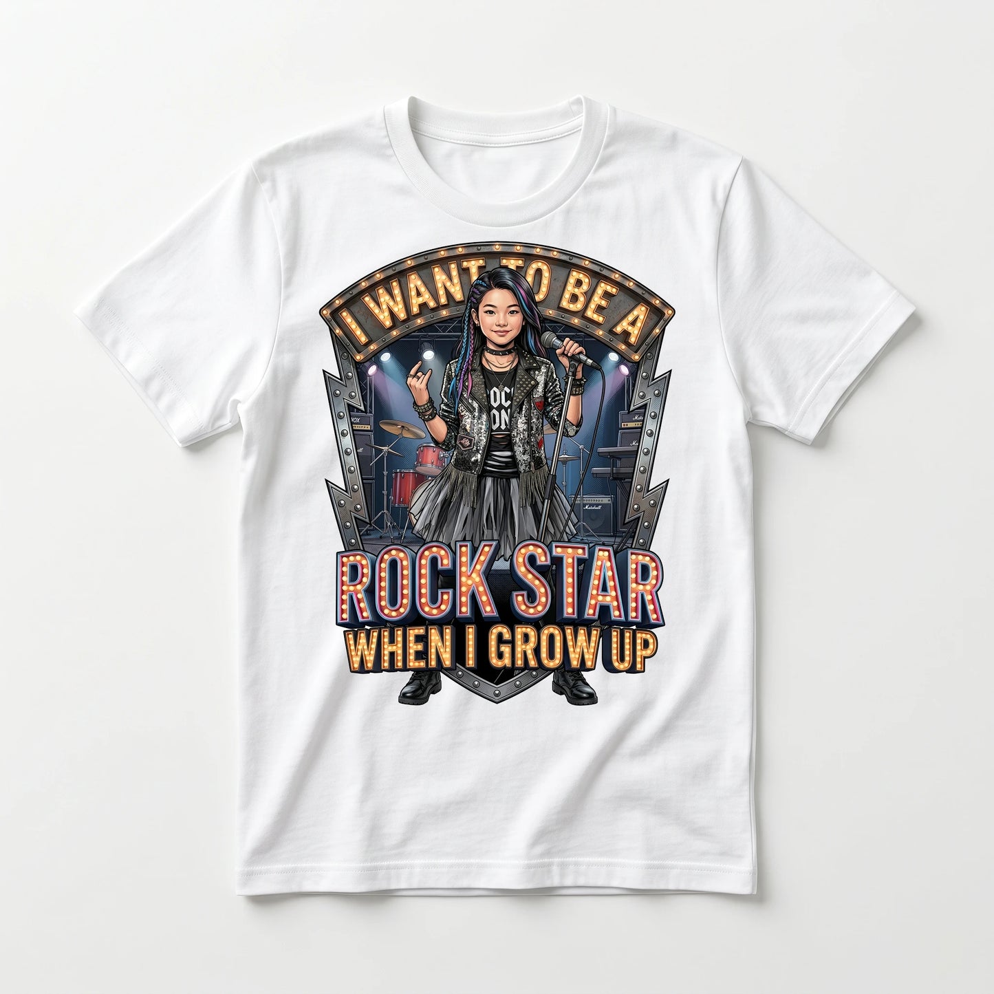 Youth Future Rock Star Tee – Asian Girl