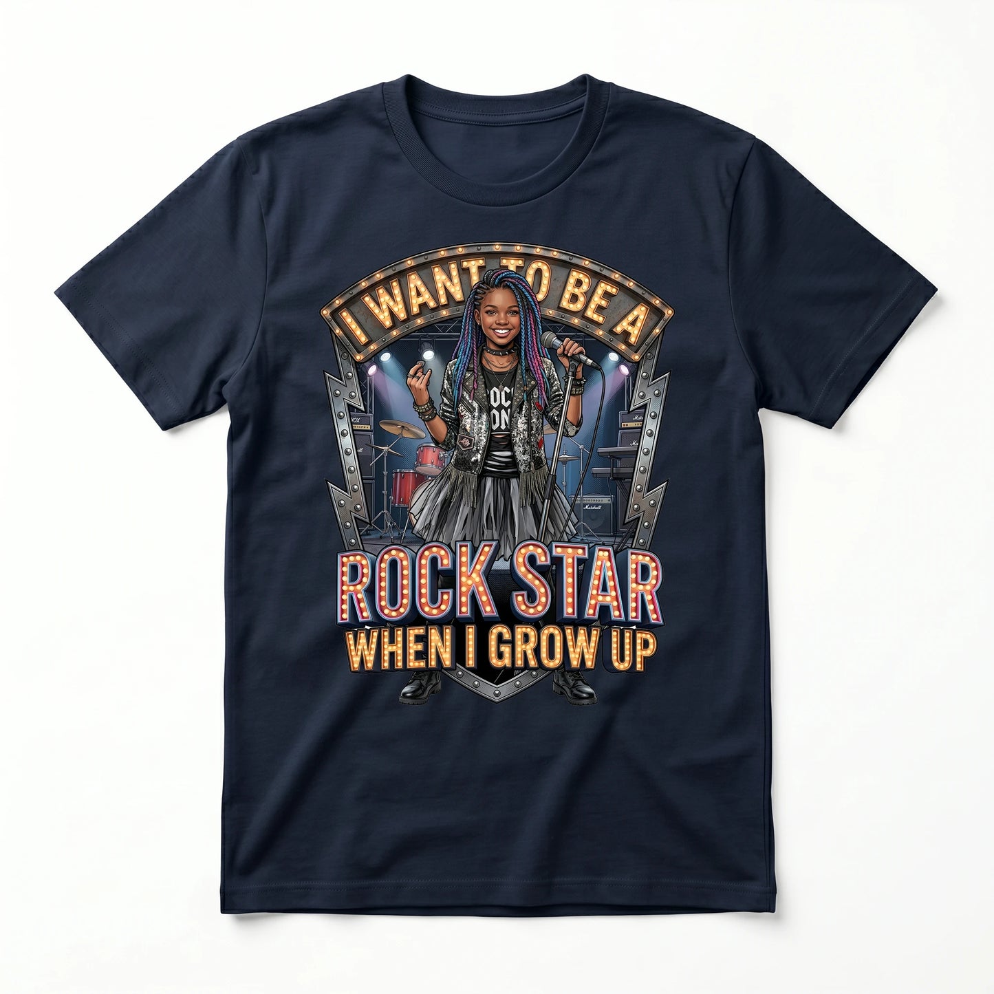 Future Rock Star Tee – Black Girl
