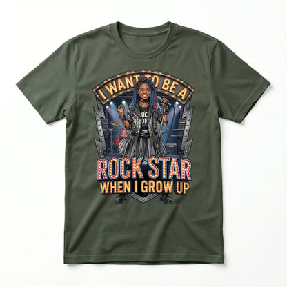 Future Rock Star Tee – Black Girl