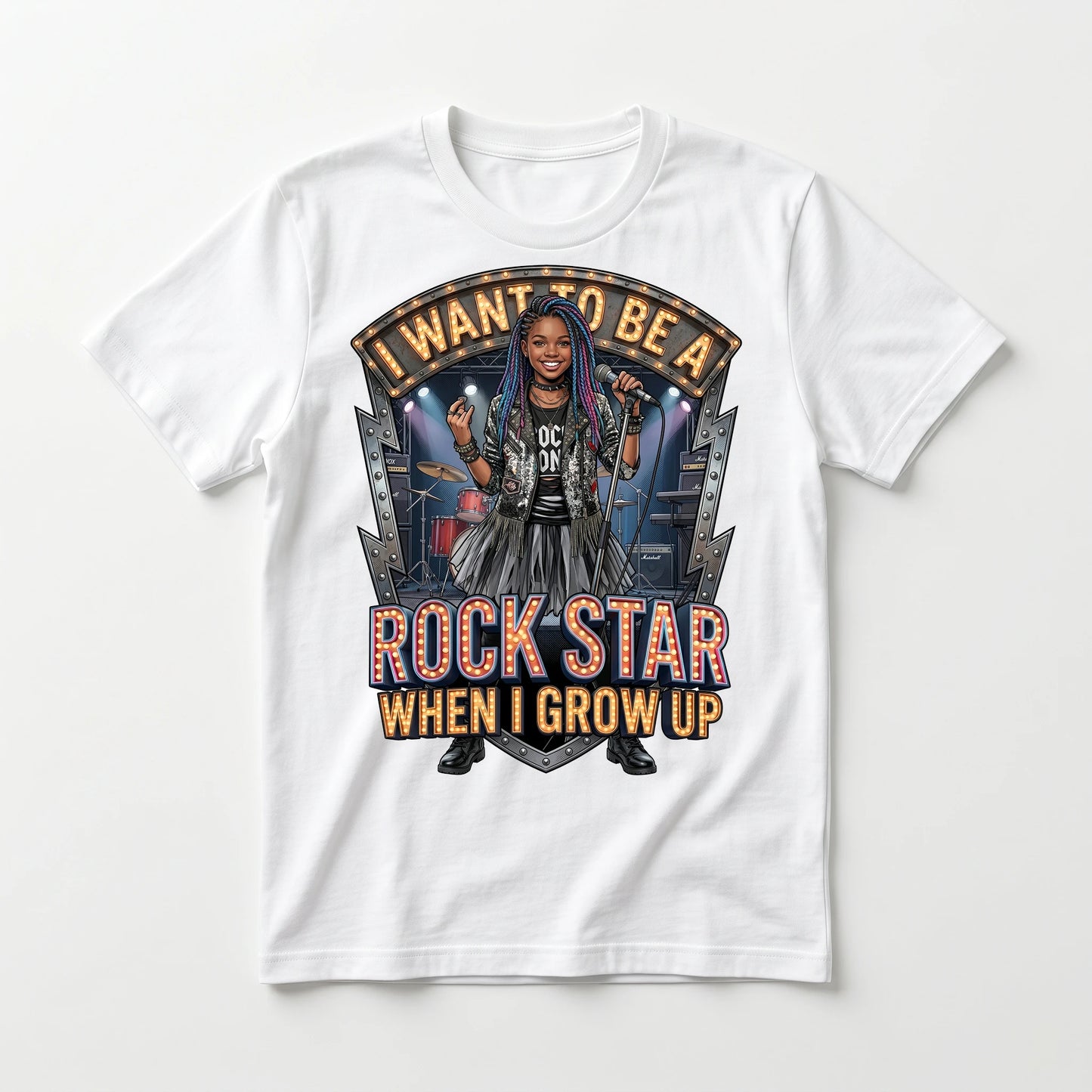 Future Rock Star Tee – Black Girl