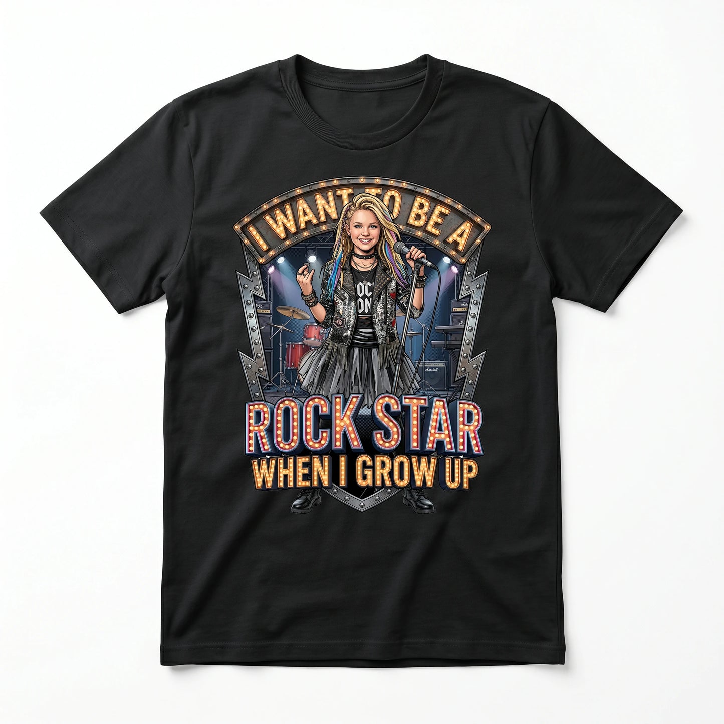 Future Rock Star Tee – White Girl