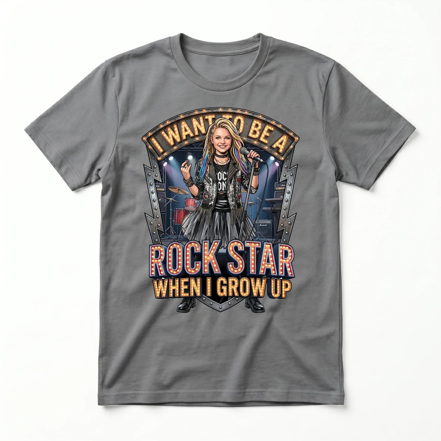 Future Rock Star Tee – White Girl