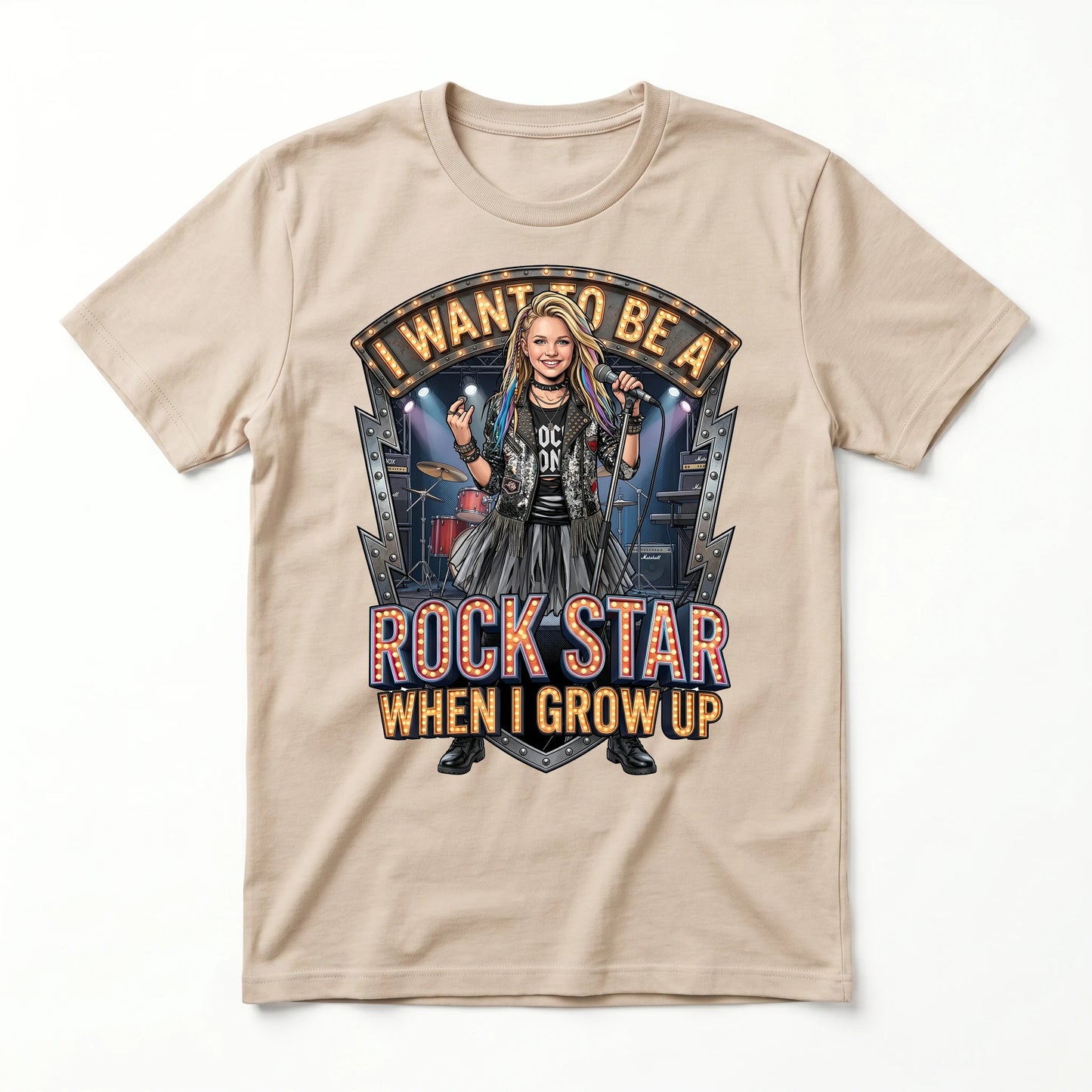 Future Rock Star Tee – White Girl