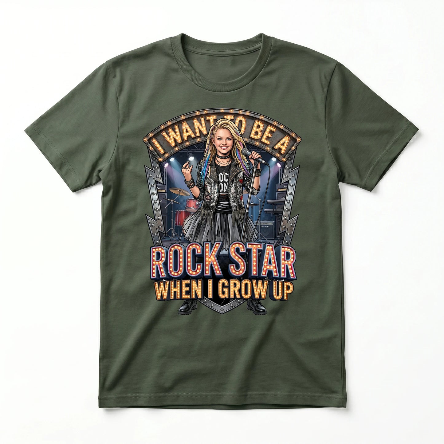 Future Rock Star Tee – White Girl