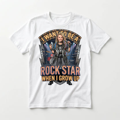 Youth Future Rock Star Tee – White Girl
