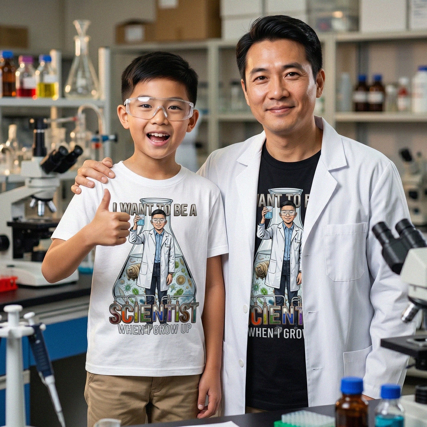 Youth Future Scientist Tee – Asian Boy