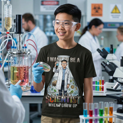Youth Future Scientist Tee – Asian Boy