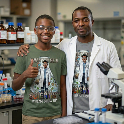Future Scientist Tee – Black Boy