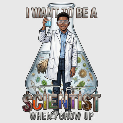 Future Scientist Tee – Black Boy