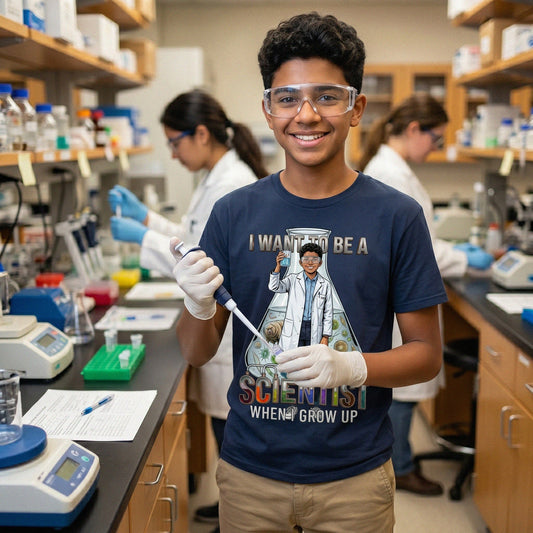Future Scientist Tee – Latino Boy