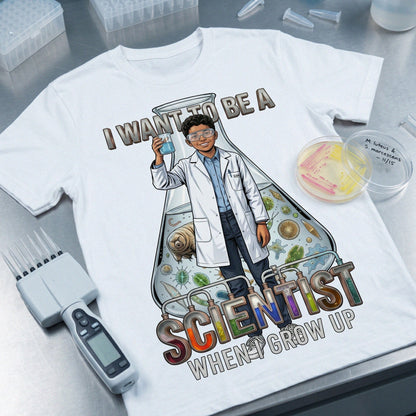 Youth Future Scientist Tee – Latino Boy