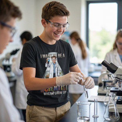 Future Scientist Tee – White Boy