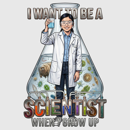 Youth Future Scientist Tee – Asian Girl