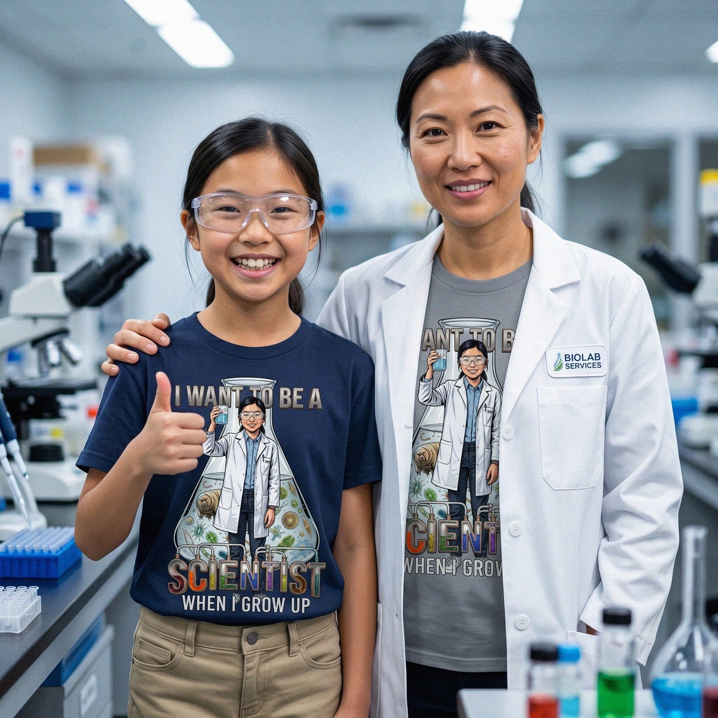 Youth Future Scientist Tee – Asian Girl