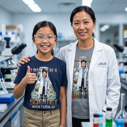 Youth Future Scientist Tee – Asian Girl