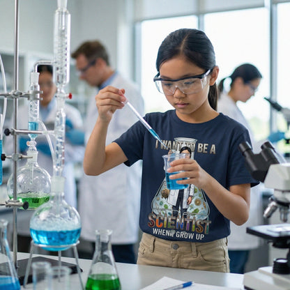 Youth Future Scientist Tee – Asian Girl