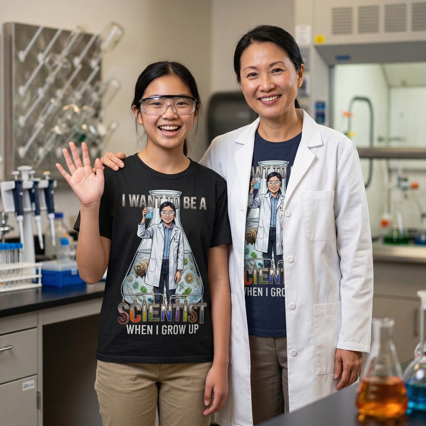 Future Scientist Tee – Asian Girl