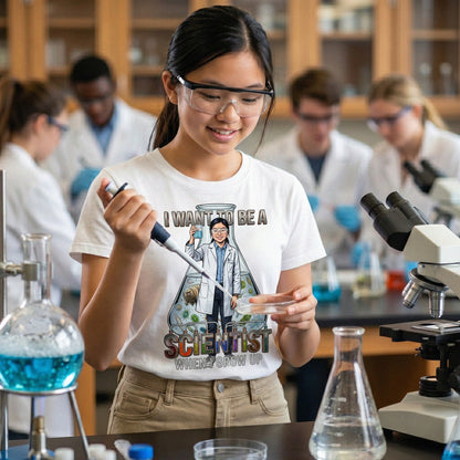 Future Scientist Tee – Asian Girl