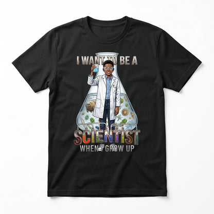 Future Scientist Tee – Black Boy