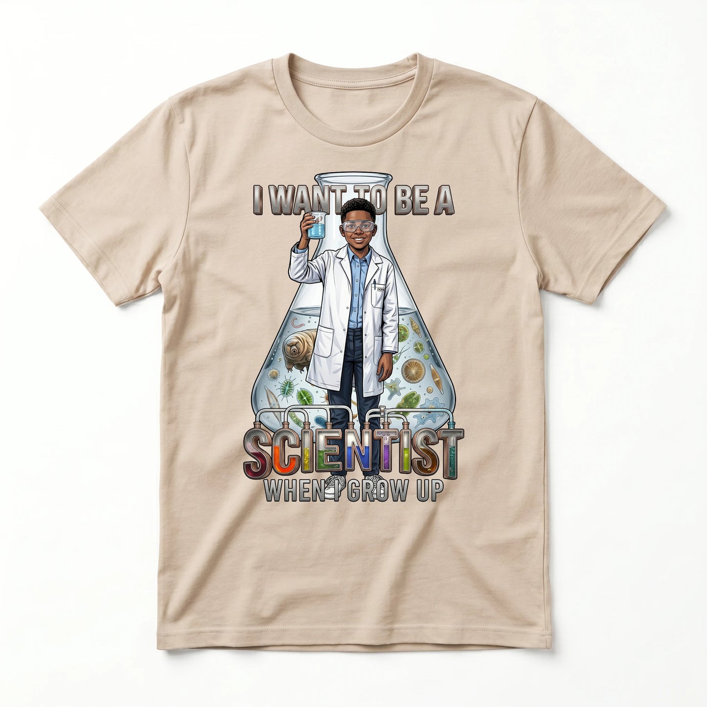 Future Scientist Tee – Black Boy