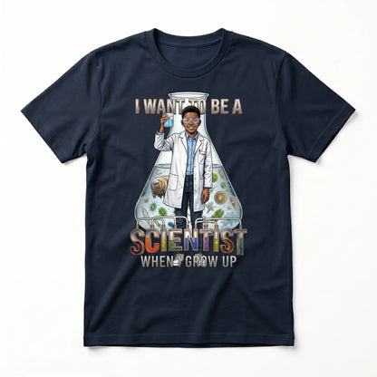 Youth Future Scientist Tee – Black Boy
