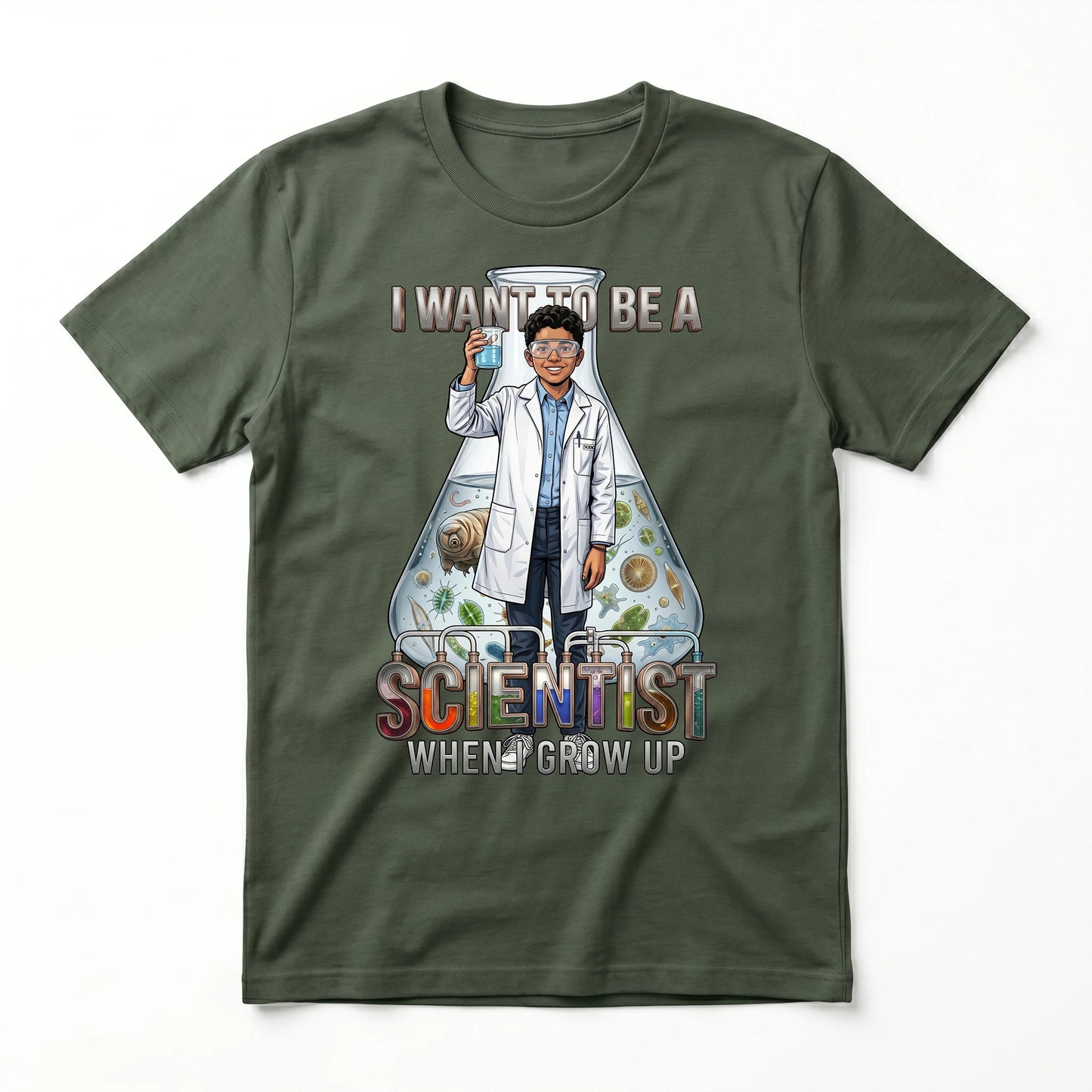 Future Scientist Tee – Latino Boy