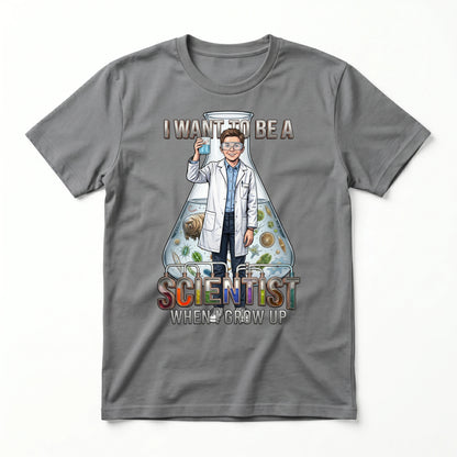 Youth Future Scientist Tee – White Boy