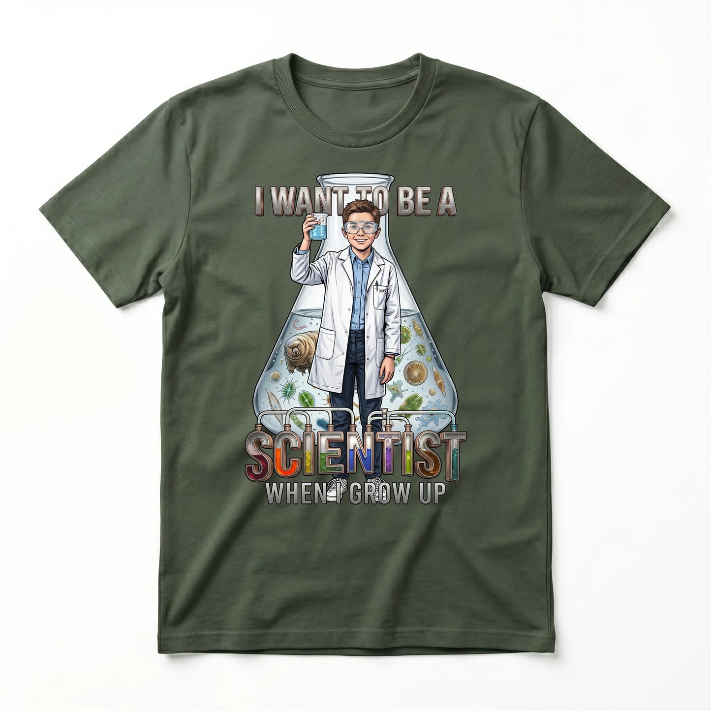 Future Scientist Tee – White Boy
