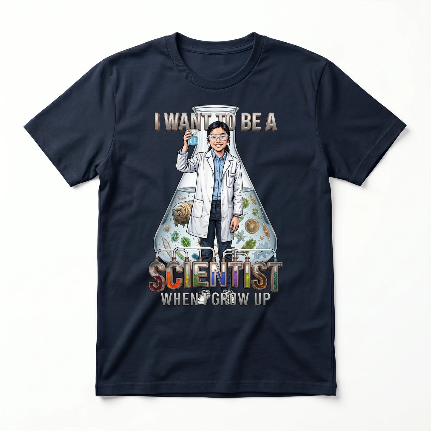 Youth Future Scientist Tee – Asian Girl