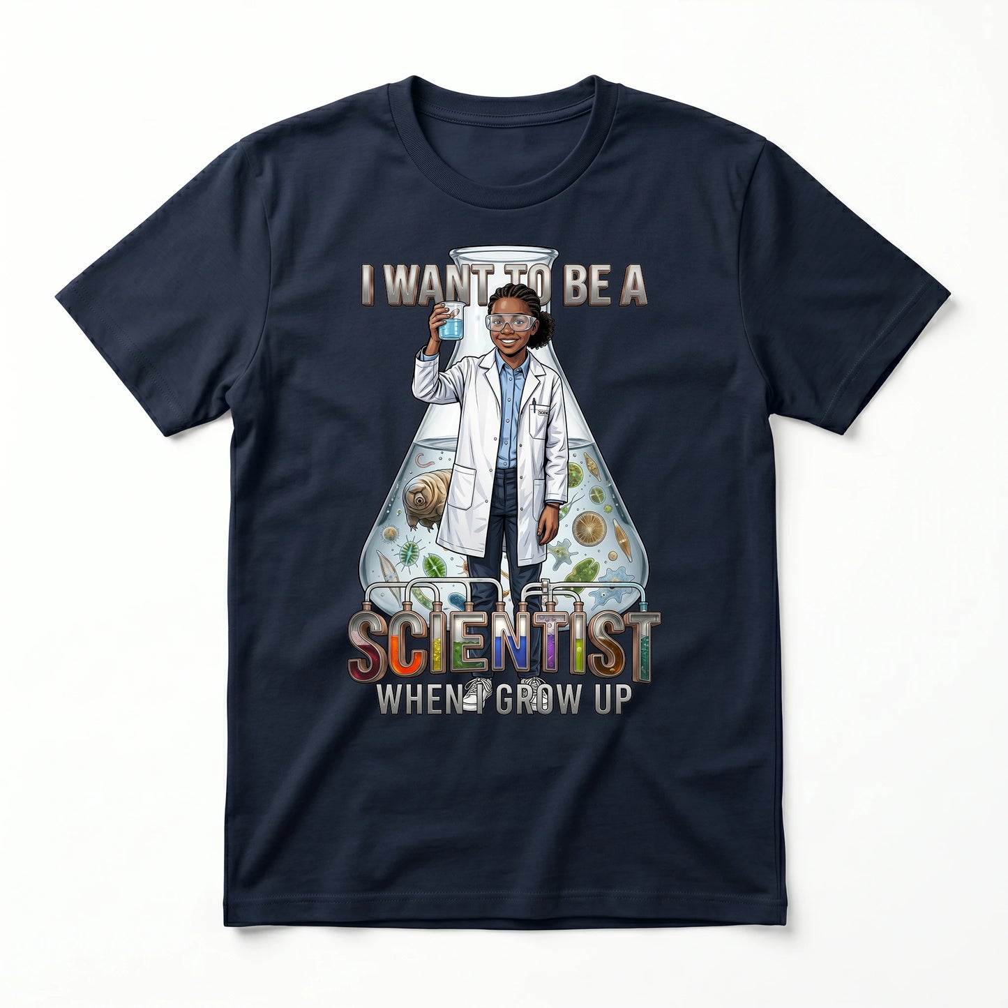Future Scientist Tee – Black Girl