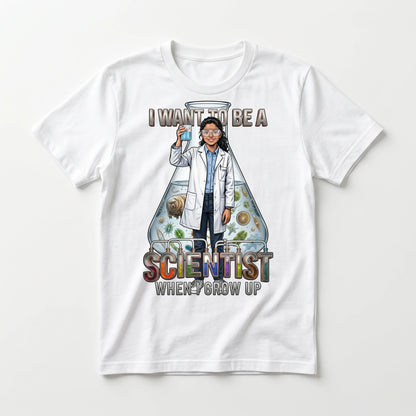 Youth Future Scientist Tee – Latina Girl