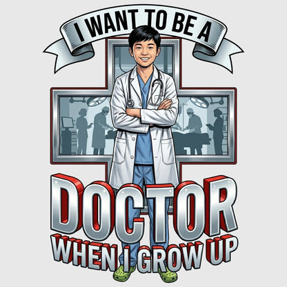 Youth Future Doctor Tee – Asian Boy