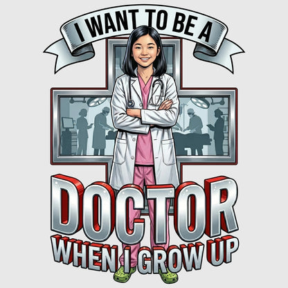 Youth Future Doctor Tee – Asian Girl