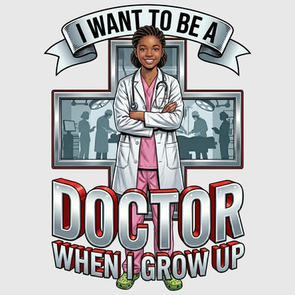 Future Doctor Tee – Black Girl