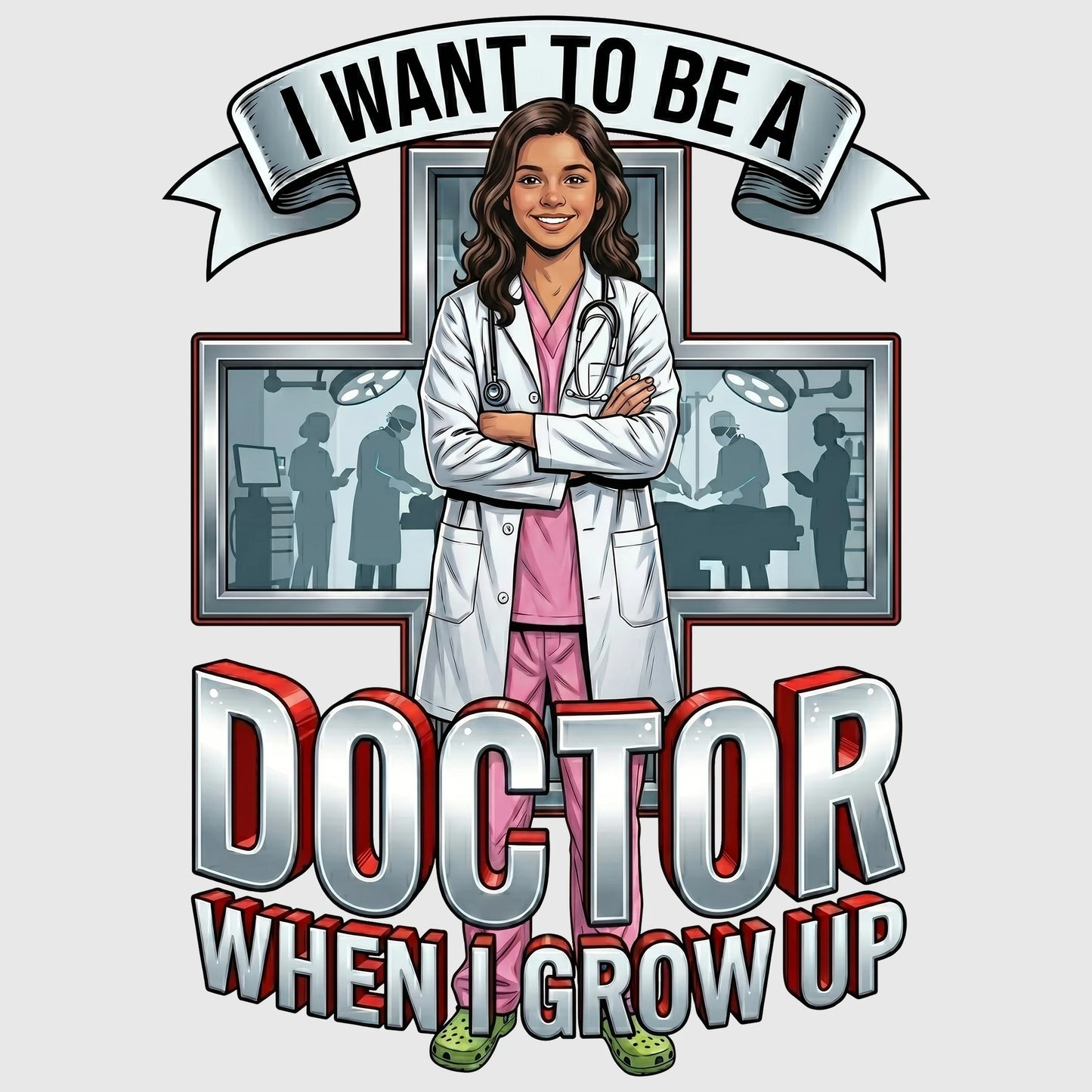 Youth Future Doctor Tee – Latina Girl
