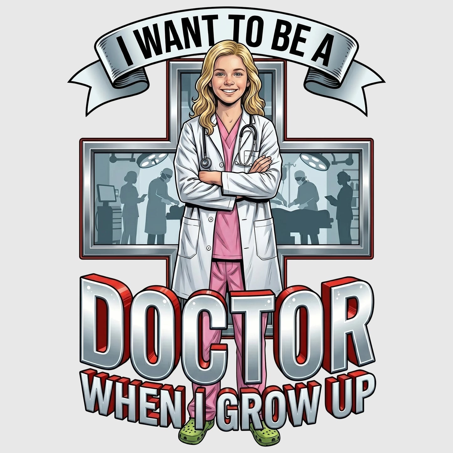 Future Doctor Tee – White Girl